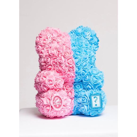 Handmade Gender Reveal Bear - Picture 1 of 2